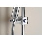 Sapho Douches - Ensemble de douche Brit avec support coulissant, chrome 1202-25