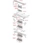 Alcadrain Douchegoten - Caniveau de douche Flexible Low 950 mm, avec collier ajustable au mur, évacuation verticale, inox
