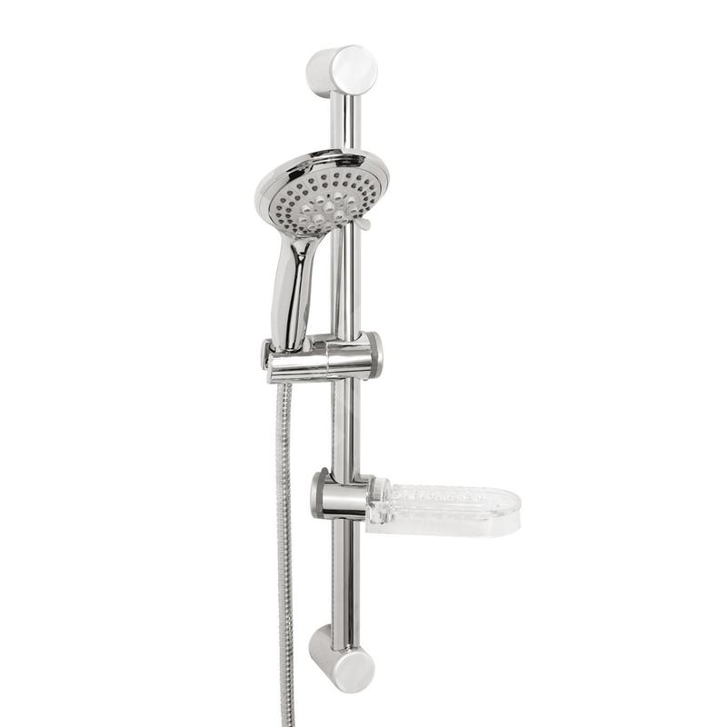 Novaservis Sets de douche - Set de pommeau de douche, support, colonne et flexible, chrome KIT866,0