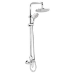 Novaservis Sets de douche - Set de douche avec robinetterie, raccord de douche par le haut, chrome SET068/57,0