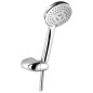 Aqualine Douches - Ensemble de douche 100, 2 jets, support rotatif, chrome 11454