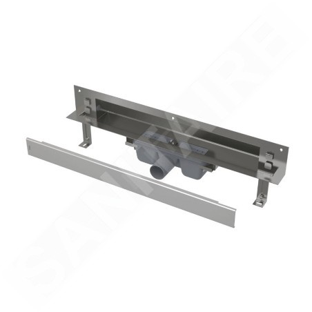 Alcadrain Douchegoten - Système de drainage Spa 1050 mm, pour installation dans le mur, acier inoxydable brillant APZ5-EDEN-1050