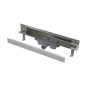 Alcadrain Douchegoten - Système de drainage Spa 1050 mm, pour installation dans le mur, acier inoxydable brillant APZ5-EDEN-1050