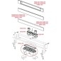 Alcadrain Douchegoten - Système de drainage Spa 1050 mm, pour installation dans le mur, acier inoxydable brillant APZ5-EDEN-1050