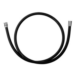 Novaservis Flexibles - Flexible de douche, 1500 mm, noir BLACK/150,5