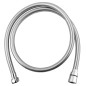Sapho Accessoires - Flexible de douche en plastique, argent métallique/chrome 1208-05