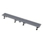 Alcadrain Douchegoten - Caniveau de douche Optimal 550 mm, avec rebord pour grille perforée ou insertion de tuiles, sans