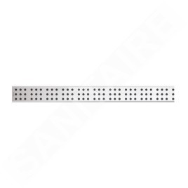 Alcadrain Grilles - Caillebotis pour bac linéaire 300 mm, acier inoxydable brillant CUBE-300L
