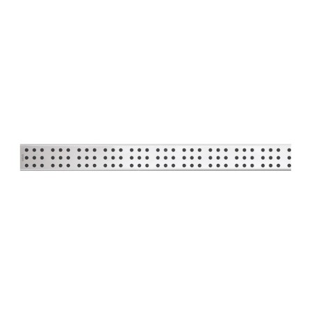 Alcadrain Grilles - Grille pour caniveau à douche linéaire 750 mm, inox mat CUBE-750M
