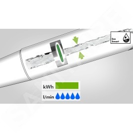 Axor Programme de douche - Pommeau de douche, 3 jets, EcoSmart, chrome 26051000