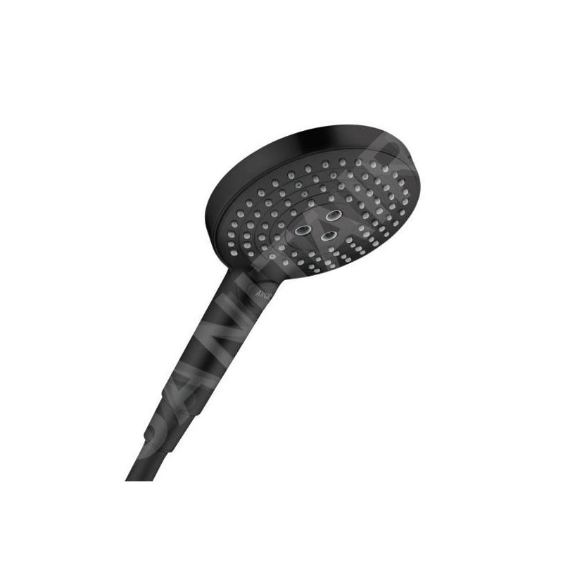 Axor Programme de douche - Pommeau de douche, 3 jets, noir mat 26050670