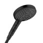 Axor Programme de douche - Pommeau de douche, 3 jets, noir mat 26050670