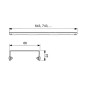Tece TECEdrainline - Grille Basic pour caniveau de douche 700 mm, inox poli 600710