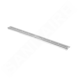 Tece TECEdrainline - Grille Quadratum pour caniveau de douche 1000 mm, inox brossé 601051