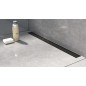 I-Drain Plano - Grille de douche en acier inoxydable, longueur 1100 mm, noir mat IDRO1100AZ I-Drain Plano - Grille de douche en acier inoxydable, longueur 1100 mm, noir mat IDRO1100AZ