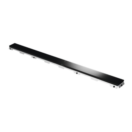 Tece TECEdrainline - Grille pour caniveau de douche 1000 mm, verre/noir 601092