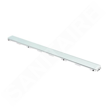 Tece TECEdrainline - Grille pour caniveau de douche 1500 mm, verre/vert 601590