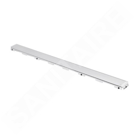 Tece TECEdrainline - Grille pour caniveau de douche 1500 mm, verre/blanc 601591