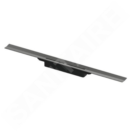 Tece TECEdrainprofile - Caniveau de douche 900 mm, chrome noir brossé 670901