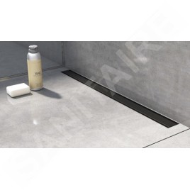 I-Drain Plano - Grille de douche en acier inoxydable, longueur 900 mm, noir mat IDRO0900AZ