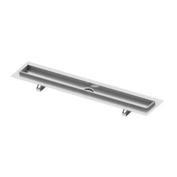 Tece TECEdrainline - Caniveau de douche 1500 mm, avec bande d'étanchéité Seal System, acier inoxydable 601500