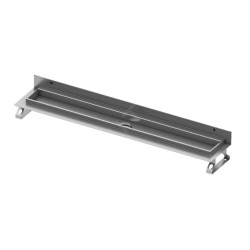 Tece TECEdrainline - Caniveau de douche 700 mm, pour installation murale, avec bande d'étanchéité Seal System, acier inoxydable