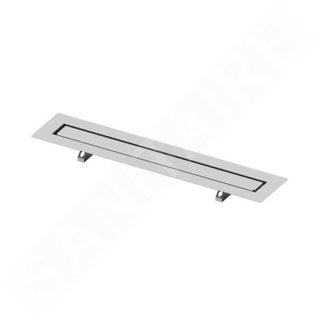 Tece TECEdrainline - Caniveau de douche 900 mm, pour coller des carreaux, avec couvercle, acier inoxydable 650900