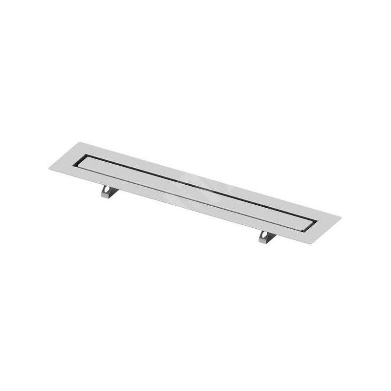 Tece TECEdrainline - Caniveau de douche 1000 mm, pour coller des carreaux, avec couvercle, acier inoxydable 651000