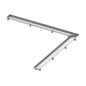 Tece TECEdrainline - Grille pour caniveau à douche d'angle 900 mm, acier inoxydable poli 610982
