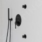 Steinberg 100 - douche latérale, noir mat 100 4400 S