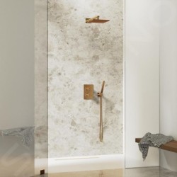 Steinberg 135 - Set de pommeau de douche, support et flexible, rose gold 135 1670 RG