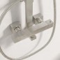 Steinberg 160 - Set de douche avec thermostat, 145x220mm, nickel brossé 160 2721 BN Steinberg 160 - Set de douche avec thermostat, 145x220mm, nickel brossé 160 2721 BN