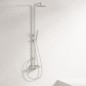 Steinberg 160 - Set de douche avec thermostat, 145x220mm, nickel brossé 160 2721 BN Steinberg 160 - Set de douche avec thermostat, 145x220mm, nickel brossé 160 2721 BN