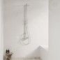 Steinberg 160 - Set de douche avec thermostat, 145x220mm, nickel brossé 160 2721 BN Steinberg 160 - Set de douche avec thermostat, 145x220mm, nickel brossé 160 2721 BN