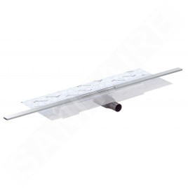 I-Drain AIO - Bac à douche avec étanchéité, longueur 95 cm, avec grille, acier inoxydable ID5A09501AIO1