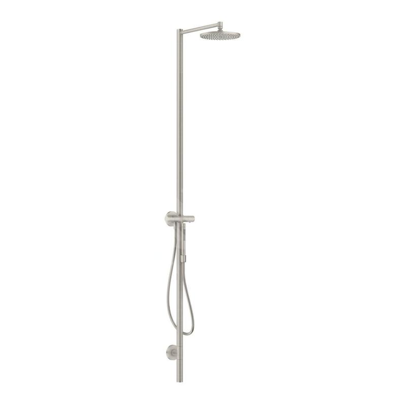 Axor Starck - Set de douche avec thermostatique, diamètre 24 cm, 1 jet, aspect inox 12672800