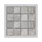 Alcadrain Grilles - Grille pour l'insertion de carreaux 92x92 mm, acier inoxydable MPV016
