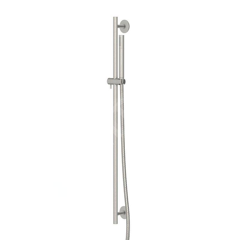 Steinberg 100 - Set de pommeau de douche, barre et flexible, nickel brossé 100 1601 BN