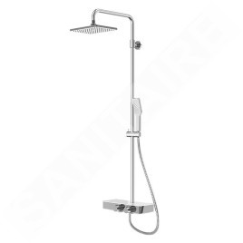 Steinberg 390 - Set de douche avec thermostat, 258x186 mm, chrome 390 2700