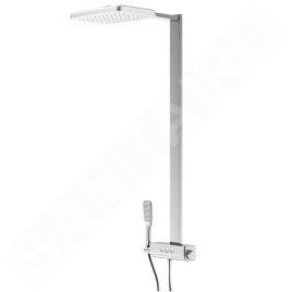Steinberg 390 - Set de douche avec thermostat, 255x210 mm, chrome 390 2743