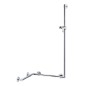 Keuco Plan Care - Barre de maintien avec barre de douche, 60x68 cm, d'angle, chromée 34908014411