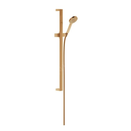 Keuco Edition 11 - Set de pommeau de douche, barre et flexible, bronze brossé 51187030000