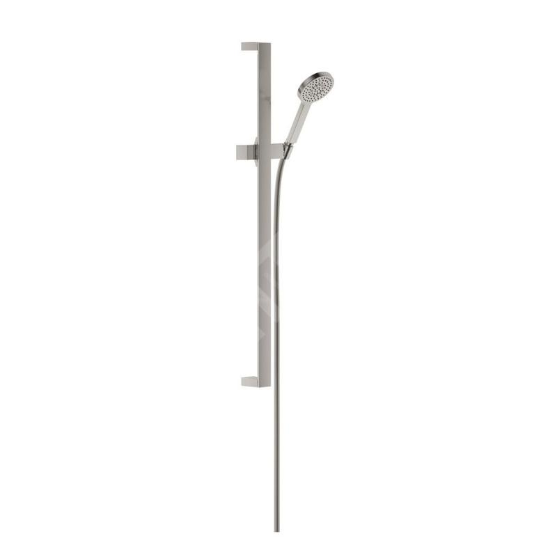 Keuco Edition 11 - Set de pommeau de douche, barre et flexible, nickel brossé 51187050000