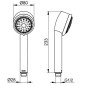 Keuco Plan blue - Pommeau de douche, chrome 53980010300