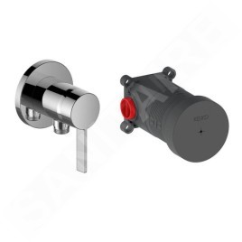 Keuco IXMO - Set de douche avec mitigeur encastré, chrome 59601010001