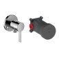 Keuco IXMO - Set de douche avec mitigeur encastré, chrome 59601010001