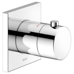Keuco IXMO - Set de douche avec thermostat à encastrer, 25 x 25 cm, chrome 59602010002