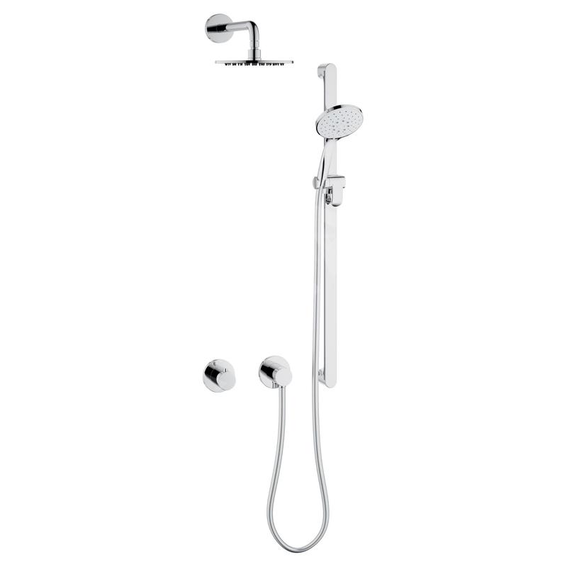 Keuco IXMO - Set de douche avec thermostat à encastrer, diamètre 25 cm, chrome 59605010001 Keuco IXMO - Set de douche avec thermostat à encastrer, diamètre 25 cm, chrome 59605010001
