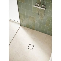 Hansgrohe RainDrain Point - Bonde de sol, 15 x 15 cm, inox brossé 56249800