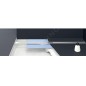 Jika Pure - Caniveau de douche 100 cm, avec grille, noir satiné H2714200020001